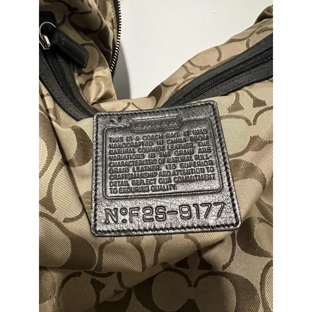 Vintage Coach Legacy Slim Hobo‎ 9177 Bag - Black